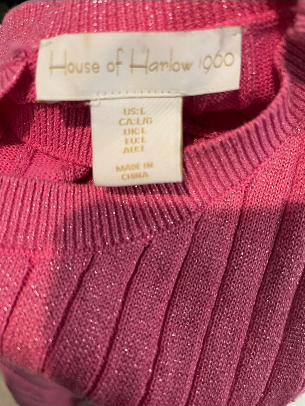 House of Harlow 1960 Metallic Pink Dress - Picture 5 of 5